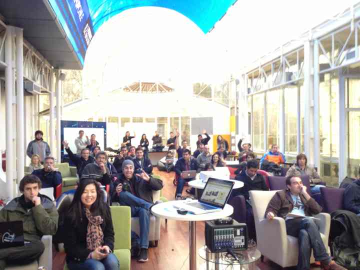 A photo from startup Chile community